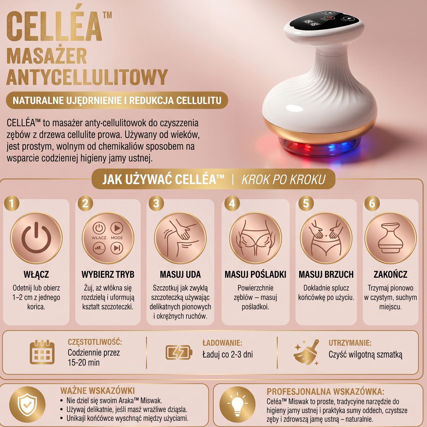 CELLÉA™ - Masażer Antycellulitowy