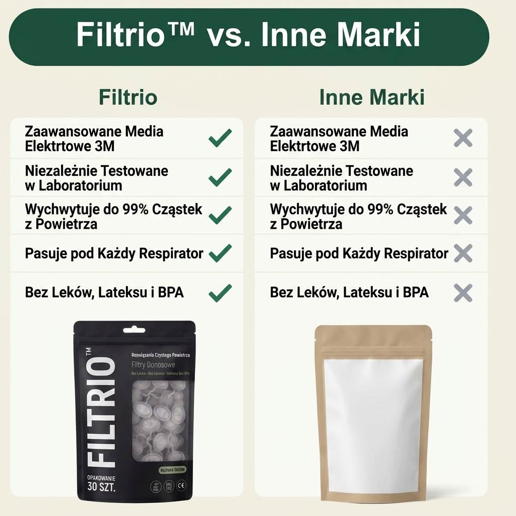 Filtrio™ Filtry do Nosa